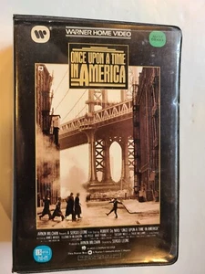 ONCE UPON A TIME IN AMERICA CLAM SHEL AND BRUBAKER BETAMAX TAPES - Picture 1 of 3