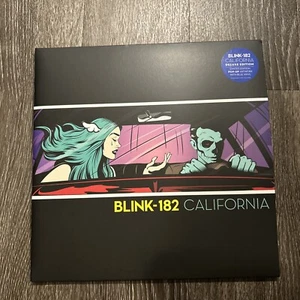 Blink-182 - California Deluxe Edition Royal Blue Marble Color Vinyl 2LP - Picture 1 of 3