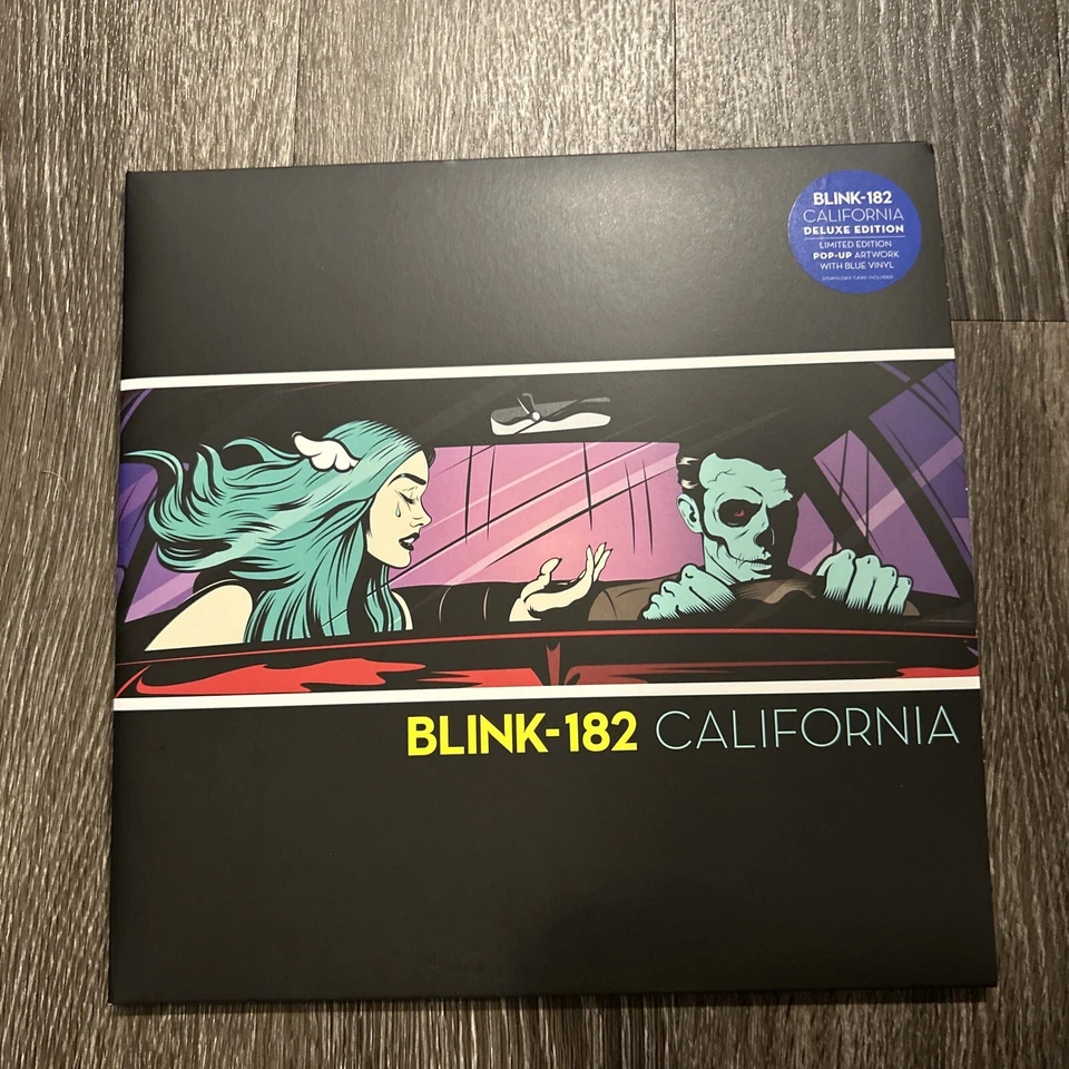 Blink-182 - California Deluxe Edition Royal Blue Marble Color Vinyl 2LP - Image 1 of 3