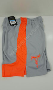 New Nike 868382-012 Dry Boys Lacrosse Training Shorts Gray Size M Medium