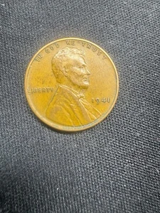 1941 Wheat Penny No Mint Mark ERROR 'L & I' from Liberty on Rim I is crooked - Picture 1 of 4