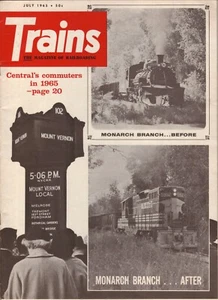 1965 Trains Magazine Monarch Branch, Colorado DRQ&W - Foto 1 di 1