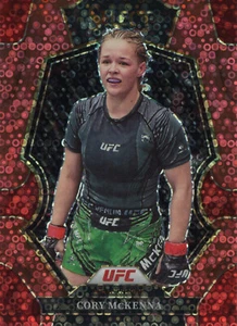 Panini 2023 UFC SELECT CORY MCKENNA #112 24/99 PREMIER LEVEL H2 ROT DISCO PRIZM - Bild 1 von 2