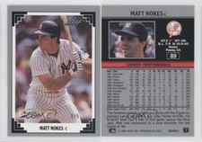 2013 Leaf Memories 1991 Leaf Buyback Gold /5 Matt Nokes #89