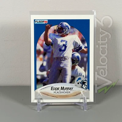 1990 Fleer NFL Card: EDDIE MURRAY #282 | Detroit Lions | Placekicker - Image 1 of 2