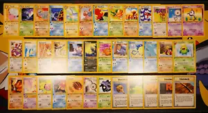LP/MP(1st edition)COMPLETE Pokemon NEO REVELATION Set 37-Card UNCOMMON/COMMON ed - Picture 1 of 4