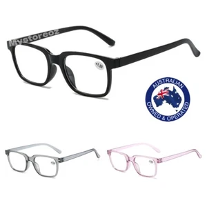3 Pairs Mens Women Magnifying Eyeglasses Fashion Nerd Spectacle Reading Glasses - Picture 1 of 12