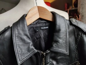 The Kooples Genuine Designer Luxury Leather Biker Flying Aviator Jacket RRP £695 - Picture 1 of 12