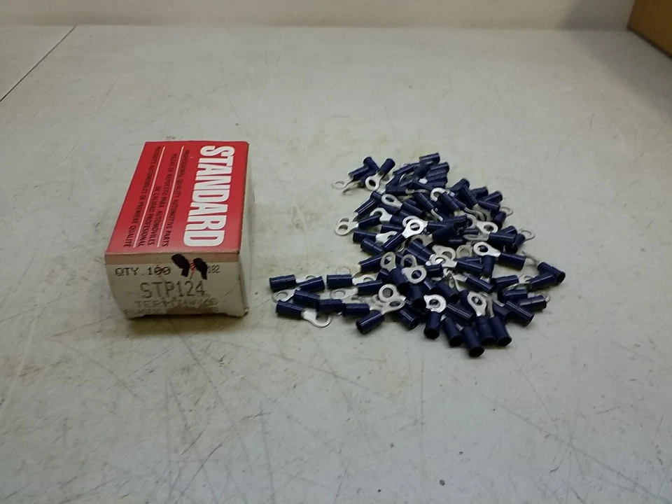 STP124 Standard Blue Ring Terminal Quantity Of 99 STP124 Ring Terminal - Image 1 of 3