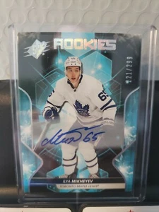 2019-20 SPx Ilya Mikheyev 221/299 Autographs #91 Toronto Maple Leafs - Picture 1 of 2