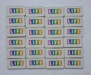 Game Of Life 26 Tiny Card Only Pieces 1991 Small Money Cards Replacement Parts - Picture 1 of 5