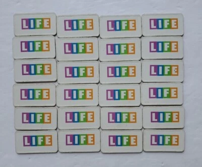 Game Of Life 26 Tiny Card Only Pieces 1991 Small Money Cards Replacement Parts - Image 1 of 4