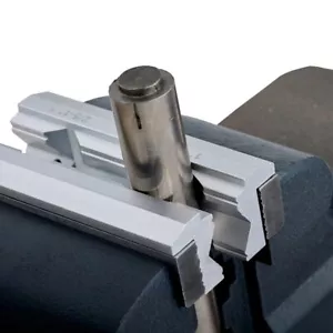 Mandíbula de aluminio mecanizada con precisión tipo V para fresado CNC tornillo de acero - Imagen 1 de 56