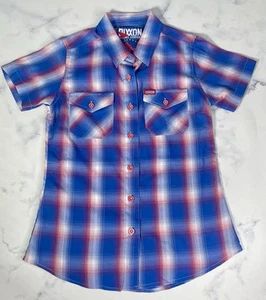 Dixxon Flannel Company Women's Glory Bamboo Short Sleeve Multi Color Shirt Sz S - Picture 1 of 5