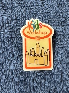 Vintage The Home Depot Kids Workshop Pin - Picture 1 of 3