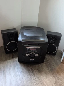 RCA 5-Disc CD Changer Stereo System AM/FM Radio Aux In #RS22162 Tested Works VG - Picture 1 of 9