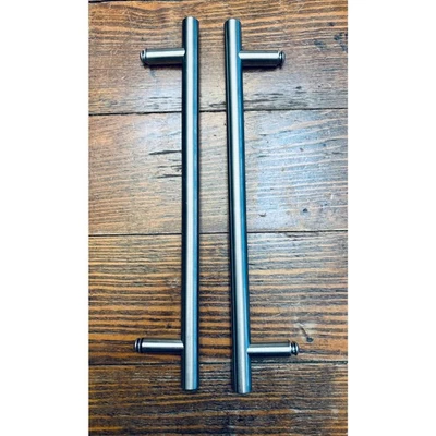 Juego de 2 tiradores de manijas de acero inoxidable IKEA - armarios para puertas de cajones Foto 1 de 4