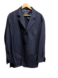 Chaqueta Blazer Para Hombre Luciano Barbera Negra Mezcla Lana Cachemira Talla 50 - Imagen 1 de 6