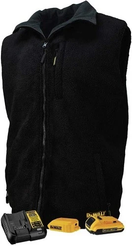 DEWALT Unisex Heated Reversible Vest Kitted - Black - Size 2X - Image 1 of 1
