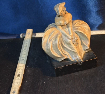 Guido Cacciapuoti Statua Firmata Dama antica Gress porcellanato - Immagine 1 di 4