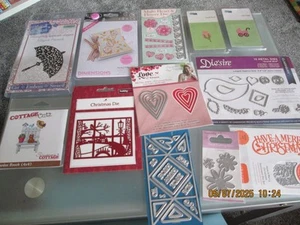 SELECTION OF 13 NEW DIES - Picture 1 of 8