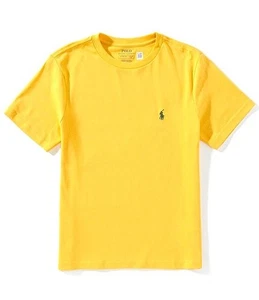 Neu mit Etikett Jungen Ralph Lauren einfarbiges kurzärmliges T-Shirt Größe L (14-16) - Bild 1 von 2