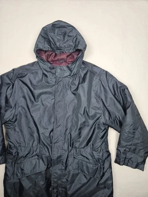 J экипажа гребец пальто мужской очень большой синий изолированный зимний с капюшоном тяжелый  - Изображение 1 из 4