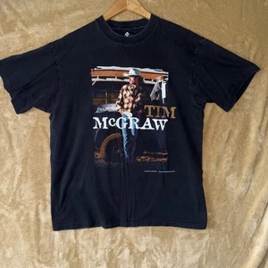 Vintage 1996 Tim McGraw Country Music  Single Stitch T-Shirt Size Large - Picture 1 of 7
