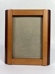 Vintage handgefertigter Holz Bilderrahmen von Fetco Thailand fasst 5 x 7" Foto - Bild 1 von 10