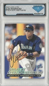 2000 Fleer Ultra ALEX RODRIGUEZ #1 JSA Auto ๐ DSG Authentic - Picture 1 of 3