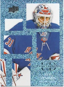 24-25 2024-25 cubierta superior 1 Igor Shesterkin SPECKLE retratos #P-10 Rangers - Imagen 1 de 1