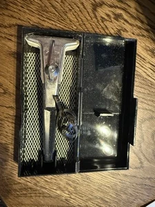 Vintage 1970s Gillette Techmatic Razor In Plastic Case Boxed Christmas Sleeve - Picture 1 of 5
