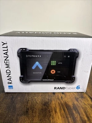 Rand McNally RANDTAB6 6-inch GPS Truck Navigator Maps Road Trip Navigation - Image 1 of 3