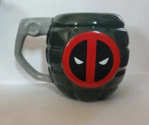 Marvel Comics Deadpool Handgranate Kaffeetasse 18 Unzen Keramiktasse Teetasse - Bild 1 von 4