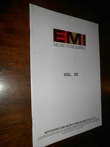 spartiti musicali vintage-MUSIC PUBLISHING VOL.30 - ELEN.FOTO-ED.MUS.EMI - Picture 1 of 2
