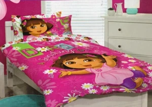 Dora the Explorer Single Bed Quilt Cover Set Nick Jr Nickelodeon - Picture 1 of 1