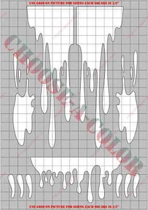 Kit de máscara de pintura corporal de radiocontrol de goteos DRP1014P-X en colores - Imagen 1 de 4