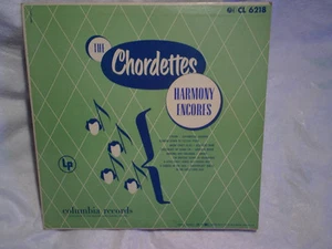 1952 THE CHORDETTES Harmony Encores 10" LP, cl 6218,dorothy schwartz,janet ertel - Picture 1 of 5