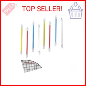 SPORTIC 8 pcs Tennis Racket Dampener, Racket Shock Absorber to Reduce Vibration, - Picture 1 of 2