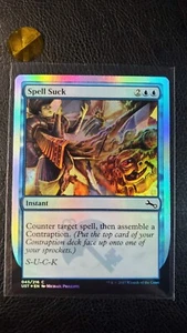 Spell Suck FOIL 045/216 M PF MTG UNstable Series  - Picture 1 of 2