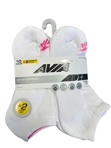 Avia Women's Comfort Low Cut Socks - 12 Pack - Athletic Socks (Size 4-10) - Picture 1 of 4