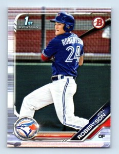 2019 Bowman Draft Will Robertson Toronto Blue Jays #BD-133