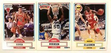 1990-91 Fleer Basketball Cards 1-198 - HOF Stars Rookies RC - Pick Singles