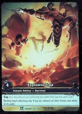 World of Warcraft TCG Explosive Trap (Extended Art) - Fields of Honor 28/208