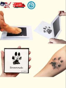 Baby Paw Print Ink Pad Pet Dog Cat Handprint Footprint Kit Stamp