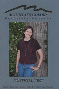 Mountain Colors Knitting Pattern - Foothill Vest - 39"-47" - Pattern Only - Picture 1 of 2