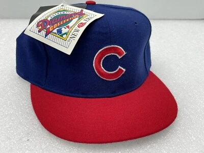 VINTAGE 1992 NEW ERA CHICAGO CUBS PRO MODEL FITTED 7-1/8 DIAMOND DEADSTOCK - Image 1 of 4