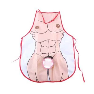 Naked Man Willy Apron & Six Pack Novelty Fun For Men BBQ Stag or Hen Nights - Picture 1 of 9