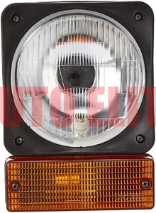 Faro proiettore anteriore lato sinistro con indicatore sollevatore telescopico 12v per retroescava JCB 2CX 3C - Foto 1 di 5