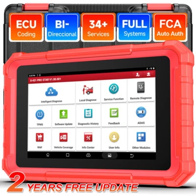 Tableta de codificación escáner de diagnóstico OBD2 bidireccional para automóvil LAUNCH X431 PRO Star Foto 1 de 4